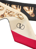 Valentino Garavani Scarf Bandeaux Petit Charles In Silk