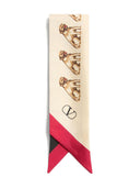Valentino Garavani Scarf Bandeaux Petit Charles In Silk
