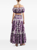 Dolce & Gabbana Maiolica print cotton top