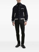 Dolce & Gabbana five pockets logo plaque Denim cotton jeans