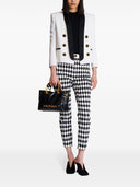 Balmain 1945 Soft PB-monogrammed crinkled small leather tote bag