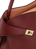 Ferragamo Hug soft two-tone shoulder bag (M)