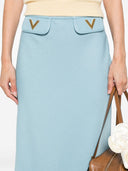 Valentino Skirts Clear Blue
