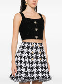 Balmain Black Sleeveless Tops