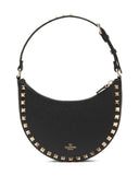 Valentino Garavani Mini Rockstud Hobo Bag in Grainy Calfskin