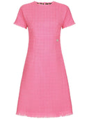 Dolce & Gabbana Rachel tweed calf-length dress with DG logo