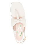 Valentino Garavani Bow-embellished slingback sandals