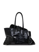 The Attico crocodile-effect tote bag