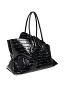 The Attico crocodile-effect tote bag