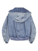 The Attico Coats Clear Blue