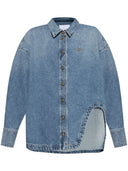 The Attico Shirts Clear Blue