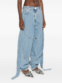The Attico Jeans Clear Blue