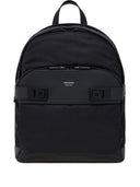 Ferragamo Men's Black Twins Nylon Backpack
