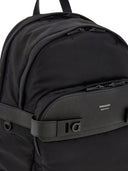 Ferragamo Men's Black Twins Nylon Backpack