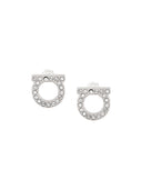 Ferragamo Gancini crystals earrings