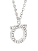 Ferragamo Gancini necklace with crystals