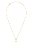 Ferragamo Gancini crystals necklace