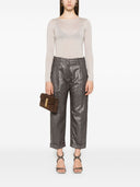 Brunello Cucinelli Sweaters Leather Brown