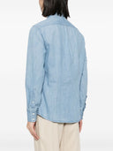 Brunello Cucinelli Shirts Clear Blue