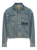 MM6 Maison Margiela Coats Clear Blue