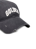 Golden Goose cotton baseball cap with a lived-in finish