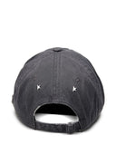 Golden Goose cotton baseball cap with a lived-in finish
