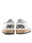 Golden Goose Ball Star Wishes in nappa leather with glitter star and heel tab