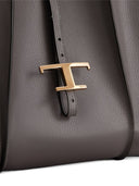 Tod's T Timeless Medium Leather Shopping Bag