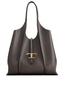 Tod's T Timeless Medium Leather Shopping Bag