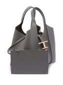Tod's T Timeless Mini Leather Shopping Bag