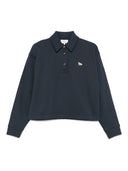 Polo con bordado de zorro de Maison Kitsuné