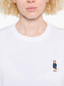 Camiseta Maison Kitsuné Dressed Fox con bordado