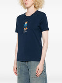 Camiseta con estampado de zorro vestido de Maison Kitsuné