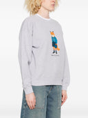 Sudadera con estampado de zorro vestido de Maison Kitsuné