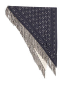 Tory Burch Paisley-print fringed scarf