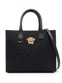 Versace Small La Medusa canvas tote bag