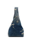 Marc Jacobs The Rip and Repair Denim Sack Bag