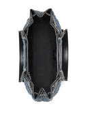 Marc Jacobs The Quilted Denim Chain Sack Bag