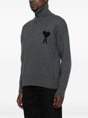 Ami Paris Sweaters Grey