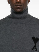 Ami Paris Sweaters Grey