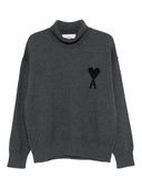 Ami Paris Sweaters Grey