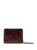 Tory Burch Kira Small Wallet With Diamond Quilting And Full Zip Closure