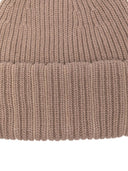 Fabiana Filippi Ribbed metallic-thread beanie hat