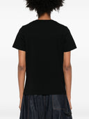 Camiseta de algodón Maison Kitsuné con bordado de zorro