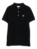 Polo con bordado de zorro de Maison Kitsuné