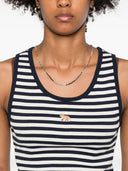 Top Maison Kitsuné con bordado