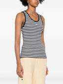 Top Maison Kitsuné con bordado