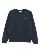 Sudadera de algodón con zorro bordado de Maison Kitsuné