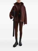 JIL SANDER PLUS Coats Bordeaux