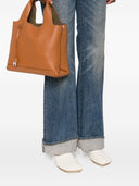 Hogan Pre Embossed-logo leather tote bag